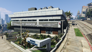 LSPD Vinewood GTAVpc.png (2.88 MB) Vinewood Police Station. (Inaccessible)