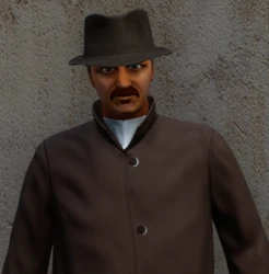 Marty Chonks wearing a fedora in The Definitive Edition.