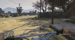 Trevor heading to the airfield.
