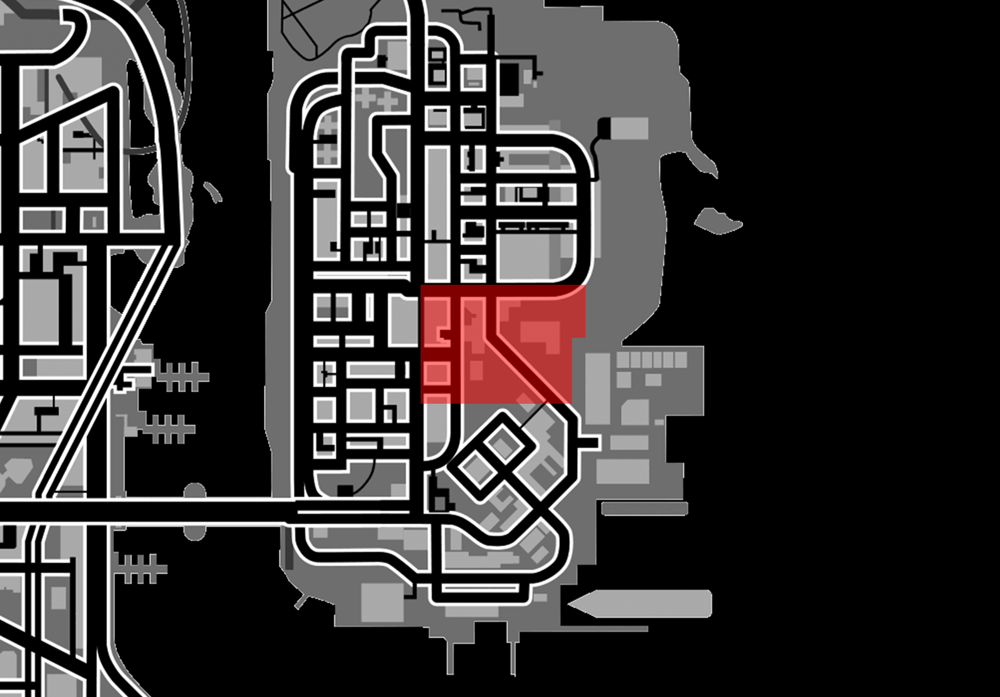 Grand Theft Auto III Map of Portland Island - iGrandTheftAuto