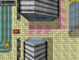 Arriving at the docks in Felicity, where the nearest bomb shop is located.