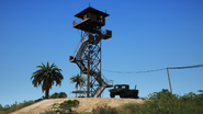 A watchtower near El Rubio's Compound.