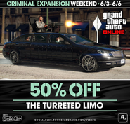 50% off the Turreted Limo.