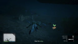 Crashed Mogul with the cargo.