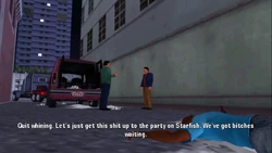 They are heading to a party on Starfish Island.