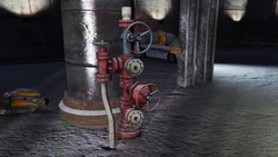 One of the valves