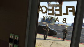 Screenshot of the heist.