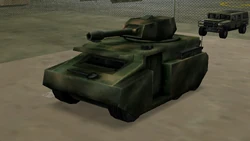 Rhino at the Fort Baxter Air Base, after collecting 90 Hidden Packages