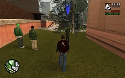 CJ reuniting with the others.