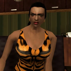 MariaLatore-GTALCS.jpg (358 KB) Maria Latore, in her leopard skin outfit, in Grand Theft Auto: Liberty City Stories.