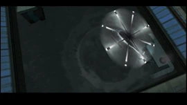 Huang and Chan getting in the helicopter.