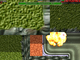 Blowing up a Model Car inside the drug lab.