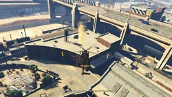 Stash the helicopter at the marked location.