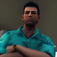 Tommy Vercetti cutscene model in The Definitive Edition.