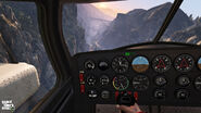 Interior first person view in the enhanced version of GTA V.