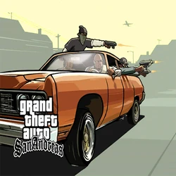 EntryScreen-GTASA-GSFHomeboys.png (208 KB) Members of the Grove Street Families shooting out with the Ballas.