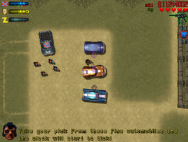 Dirk provides three cars for him to use during his hunt.