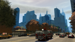 GTA IV - Portuguese Fire Dept responding to a warehouse fire / Bombeiros  Portugueses 