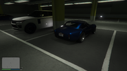 Gabriel's G4BRIEL Mamba in the casino parking garage.