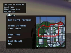 SanFierroFastlane-GTASA.jpg (56 KB) San Fierro Fastlane Vehicle: Alpha