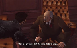 Salvatore comes to the conclusion that there is a rat in the organization. The person Salvatore suspects of being the rat is Curly Bob, who works at Luigi's Sex Club 7.