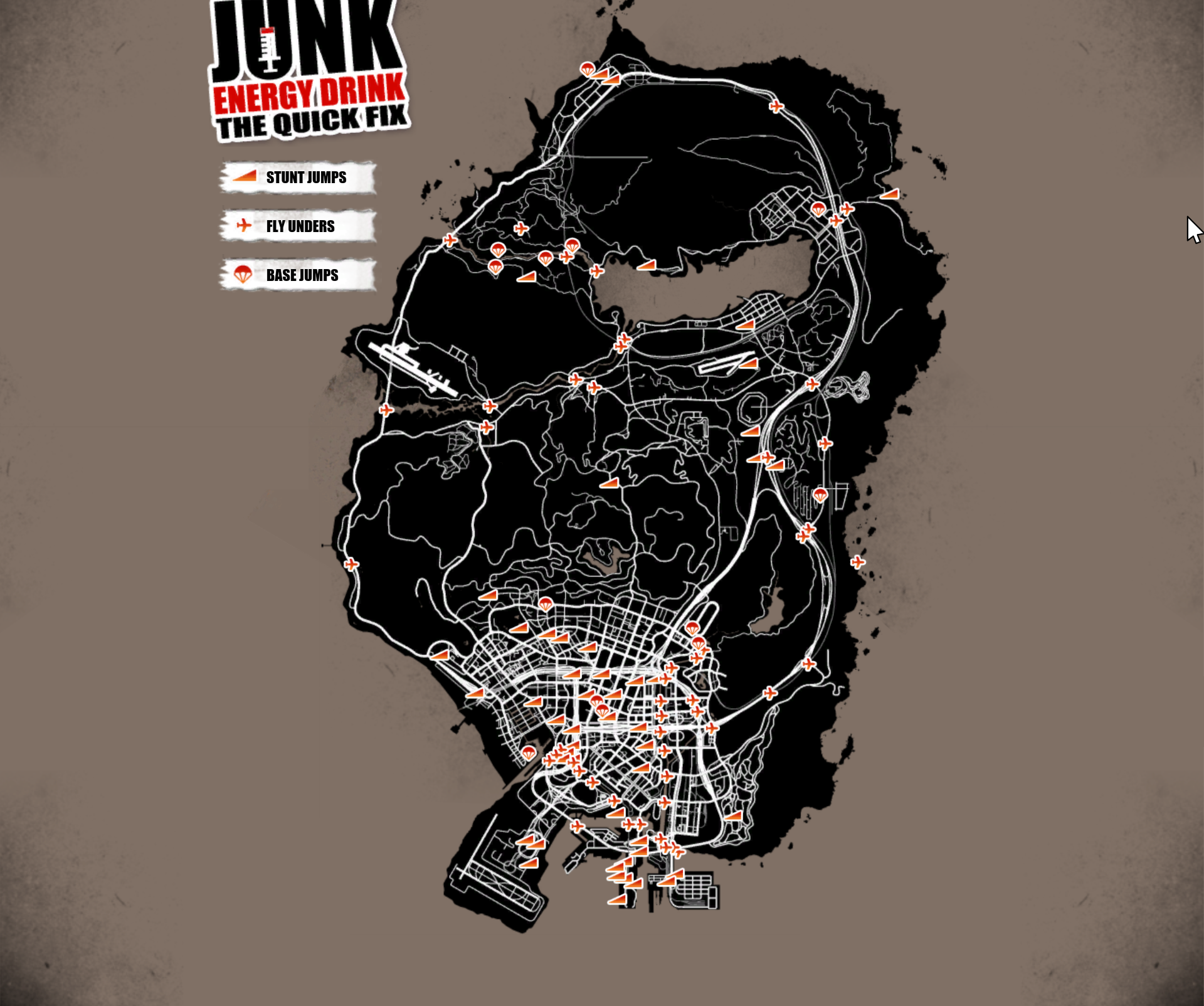 Gta V Stunt Jump Map Stunt Jumps In Gta V And Gta Online | Gta Wiki | Fandom