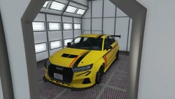 TailgaterS-GTAO-Sessanta-front.jpg (256 KB) Sessanta's yellow Tailgater S, parked in the player's Auto Shop.