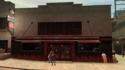 The clubhouse exterior in Grand Theft Auto IV.