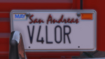 Custom Plate GTAO V4L0R