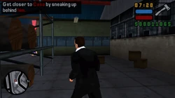 Get closer to Casa by sneaking up behind him.