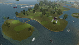 Overview of Leaf Links in Grand Theft Auto: Vice City.