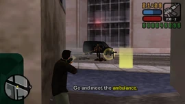 Go and meet the ambulance.