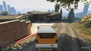 Arriving at The Clinton's.