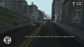 随后，他向卡尔询问真理者的事情，他认为真理者有点不正常