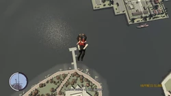 Land safely on the ground.