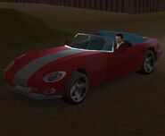 Vincenzo Cilli's red Banshee in GTA Liberty City Stories.