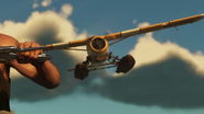 A Dodo flying above Jason in the second trailer.