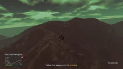 Deliver the weapons to the Kosatka