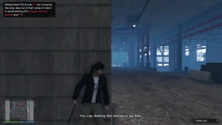 ULP suggests the protagonist to do the mission in stealth mode or try their luck with the weaponized drones