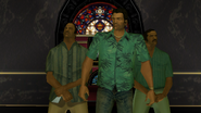 Tommy and his Vercetti Gang bodyguards.