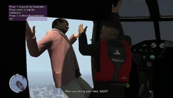 Slapping the Celebinator.