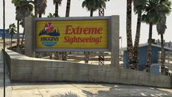 Higgins sign in Grand Theft Auto V.