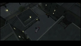 Ling Shan comes out of the hideout and goes to the car.