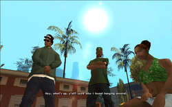 GTA San Andreas - iPad Walkthrough - Intro & Mission #1 - Big Smoke, Sweet  & Kendl (HD) 