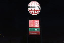 A Globe Oil sign in Grand Theft Auto V.