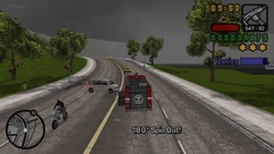 Bonus earned for making a vehicle spin.