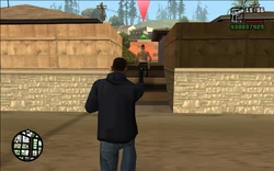 After catching up to him, CJ kills him.