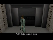 Tommy Vercetti and Cam Jones at the bank's vault.