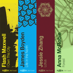 Flag banners.