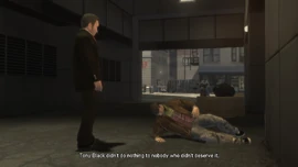 Frankie Garone in the mission I Need Your Clothes, Your Boots, and Your Motorcycle.